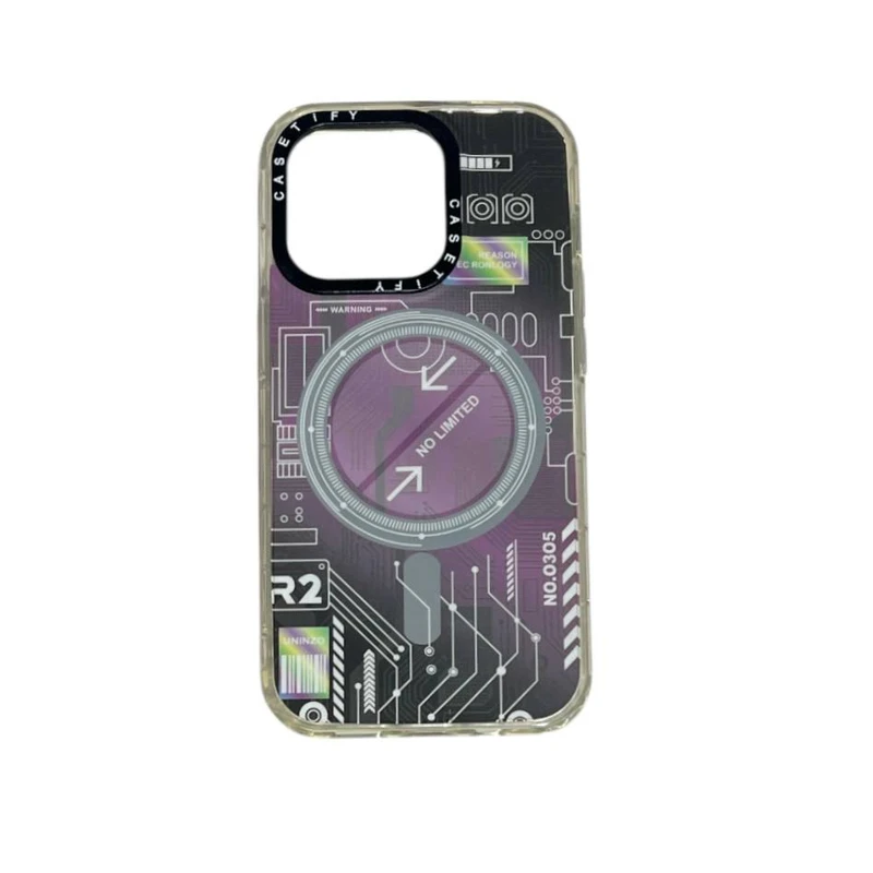 کاور مدل تیفای طرح الکترونیک کد El504 مناسب برای گوشی موبایل اپل  Iphone 14 promax