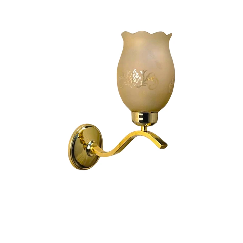 دیوارکوب تک شعله مدل موج دار کد adli.t01