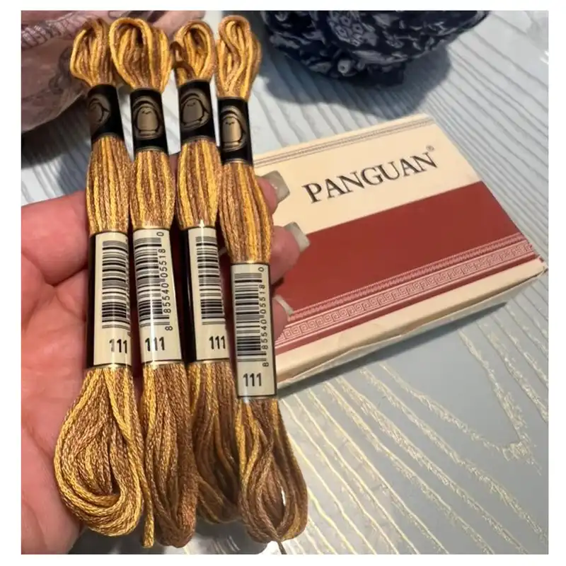 نخ گلدوزی پنگوئن مدل PNG-06 کد P-111 مجموعه 6 عددی