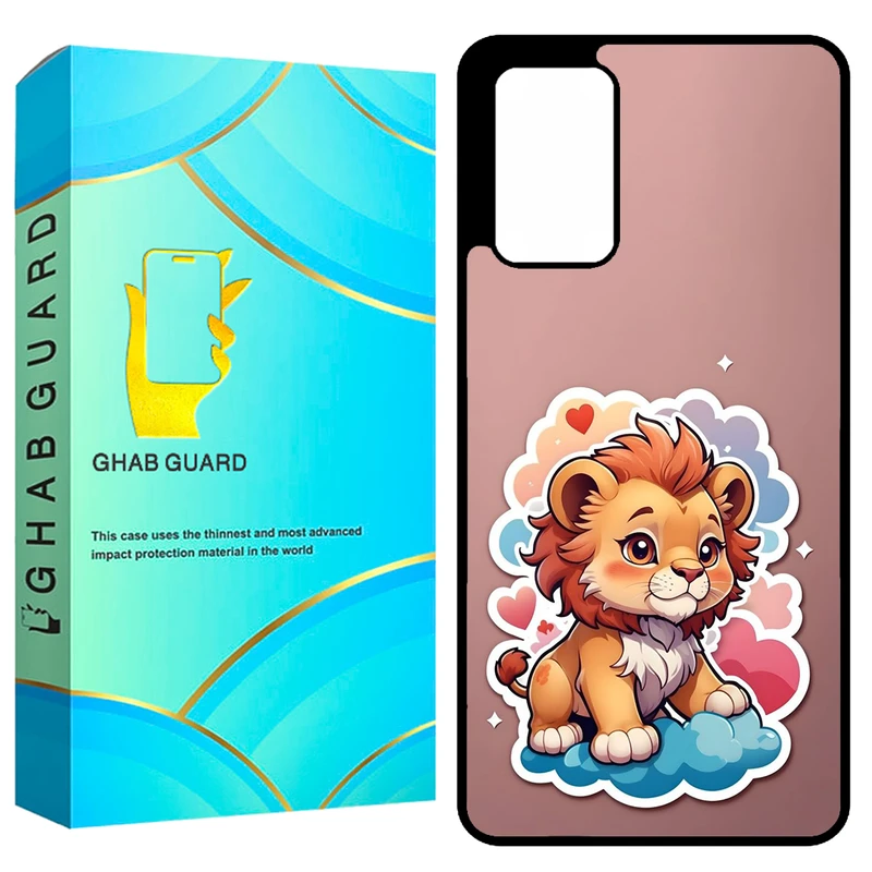 کاور قاب گارد طرح بچه شیر مدل GCHPA72 مناسب برای گوشی موبایل سامسونگ Galaxy A72 4G
