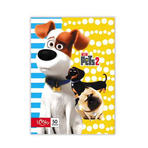 دفتر مشق 50 برگ لوکی طرح فانتزی