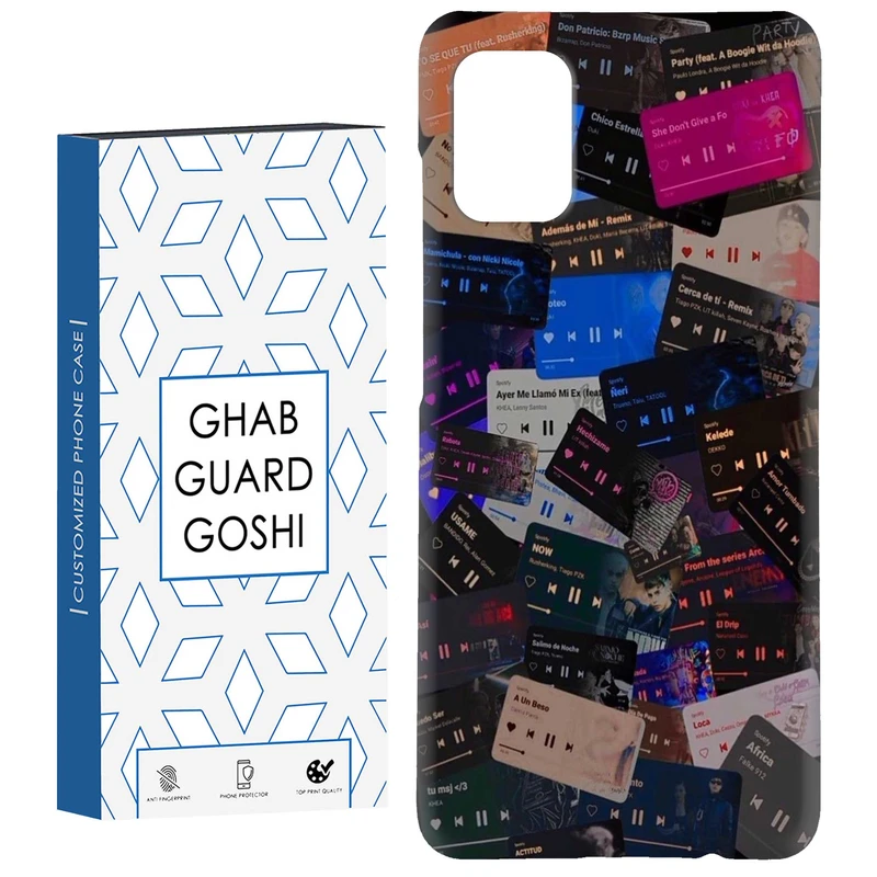 کاور قاب گارد گوشی طرح موزیک کد Dimo-264 مناسب برای گوشی موبایل سامسونگ Galaxy A71
