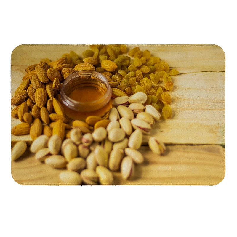  پادری طرح آجیل کد 5813 سایز 110 × 80 سانتی‌متر