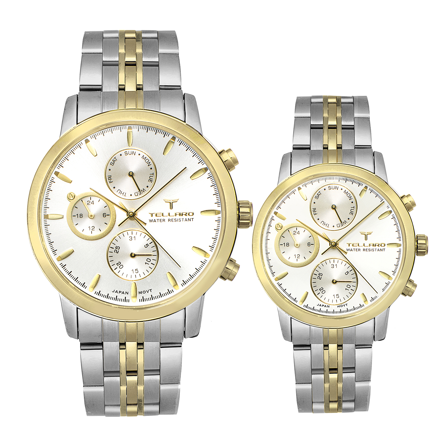 ست ساعت مچی عقربه ای زنانه و مردانه تلارو مدل T3072SET252525