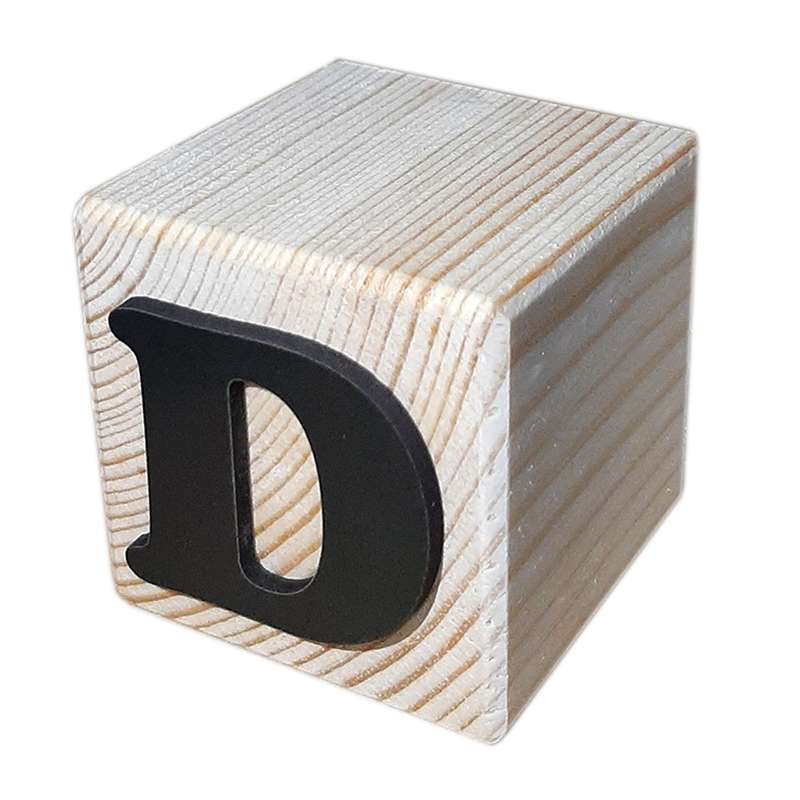 استند رومیزی کودک مدل مکعب حرف D