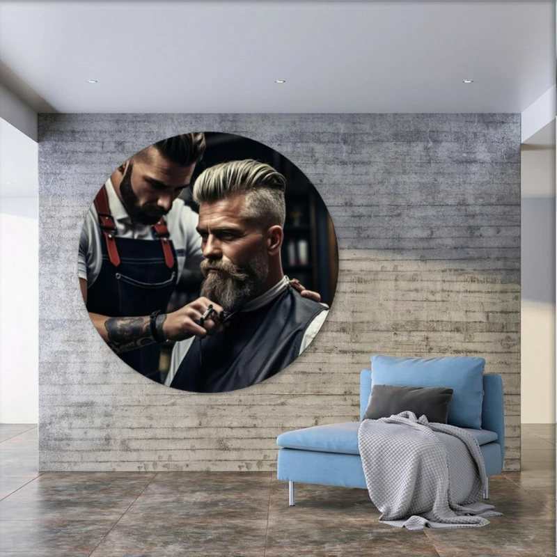  پوستر بک لایت طرح آرایشگاه مردانه کد BK1513