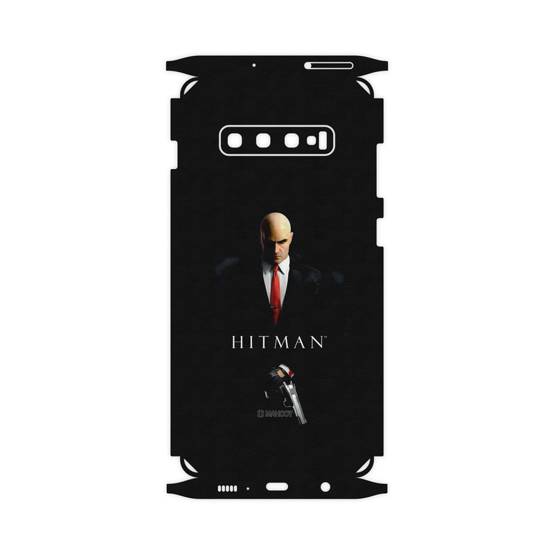 برچسب پوششی ماهوت مدل HITMAN-Game-FullSkin مناسب برای گوشی موبایل سامسونگ Galaxy S10 Plus