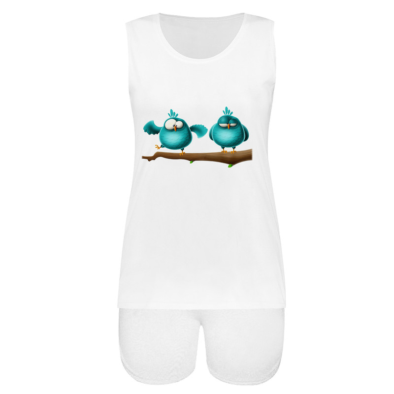 ست تاپ و شلوارک زنانه مدل TASH01-36