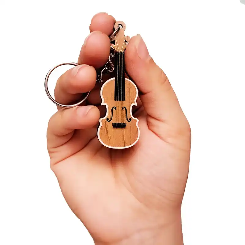 جاکلیدی طرح ساز ویولن مدل چوبی کد m.25437s