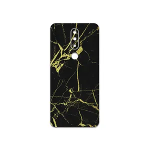 MAHOOT  Graphite-Gold-Marble Cover Sticker for Nokia 5.1 Plus