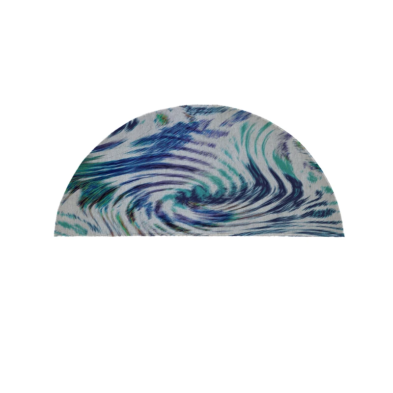  پادری مدل نیم دایره طرح کلاسیک کد 9264 سایز 90×45 سانتی متر