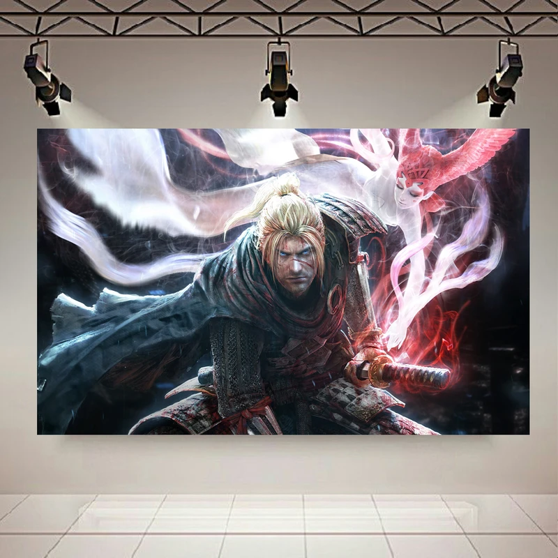 تابلو بوم طرح گیم مدل Nioh کد AR2577
