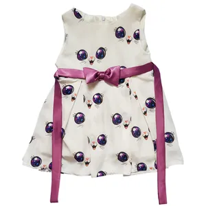 پیراهن دخترانه مدل چشم گربه کد san