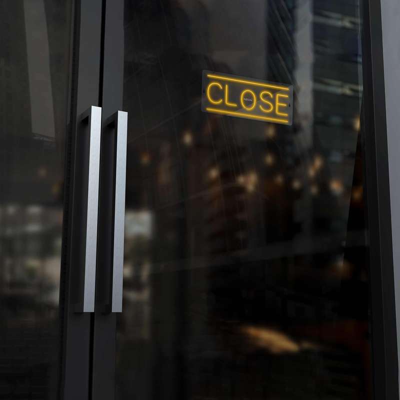 چراغ دیواری نئون دیزاین طرح Close_YL