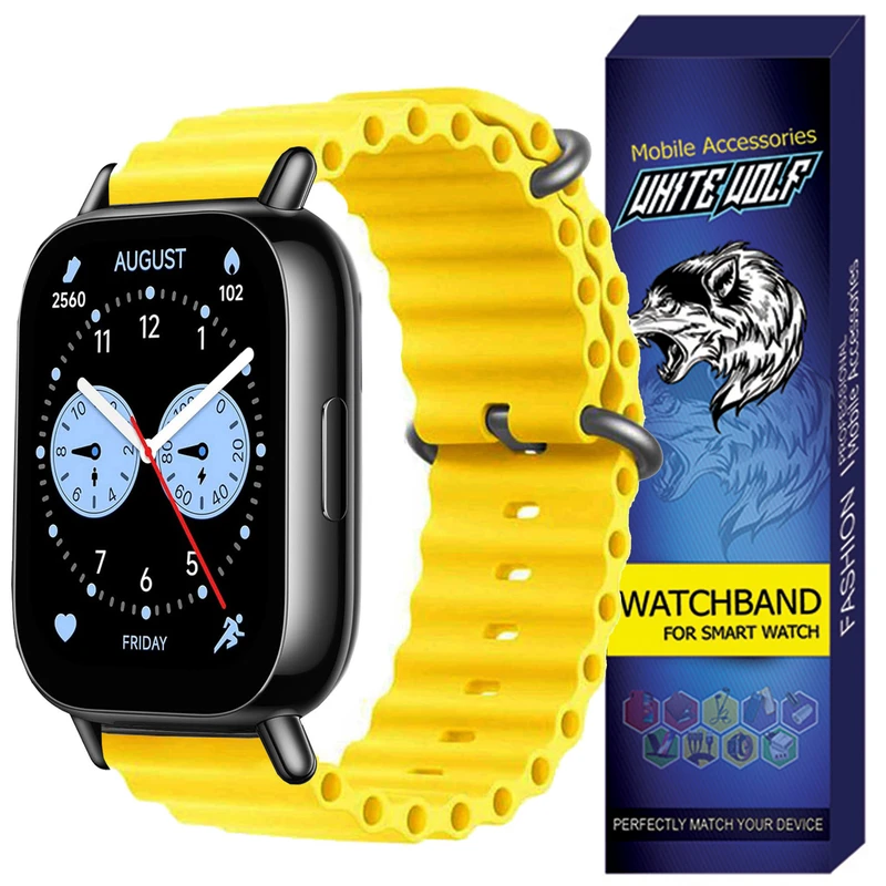 بند وایت ولف مدل Ocean مناسب برای ساعت هوشمند شیائومی Redmi Watch 5 Lite 22MM