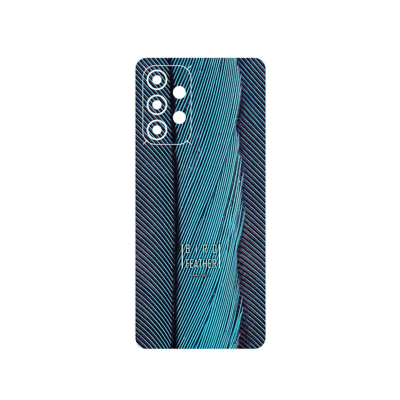 برچسب پوششی ماهوت مدل Turquoise feathers مناسب برای گوشی موبایل سامسونگ Galaxy A33 5G