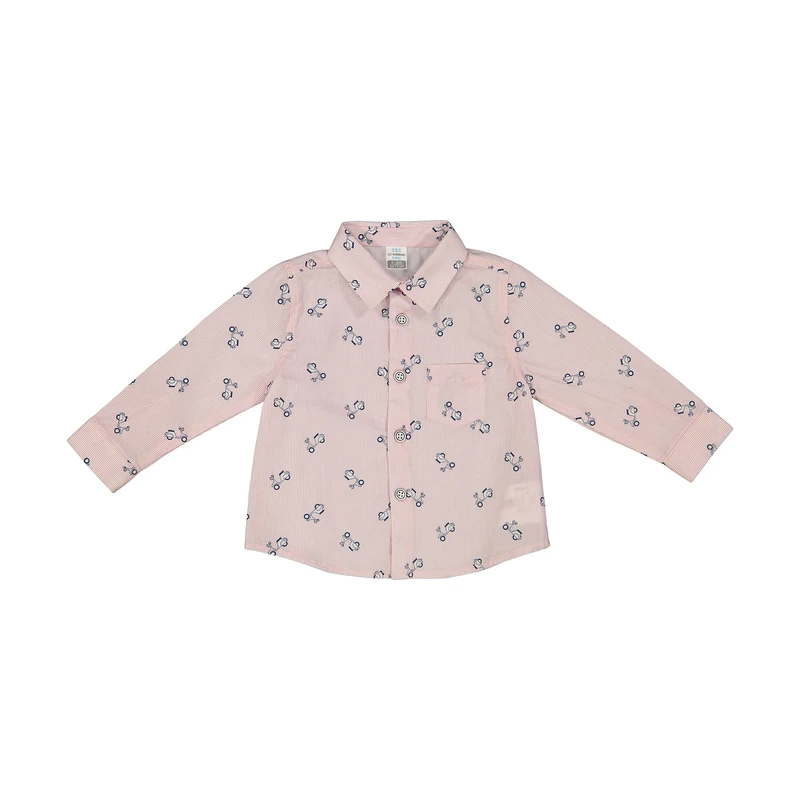پیراهن پسرانه ال سی وایکیکی مدل 0W13881Z1-PBW-MOTORCYCLEDESIGNPINK