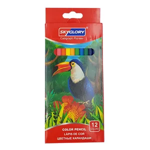 مداد رنگی 12 رنگ اسکای گلری مدل SG-8712