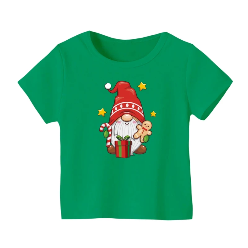 تی شرت آستین کوتاه بچگانه مدل بابانوئل کریسمس کد 42