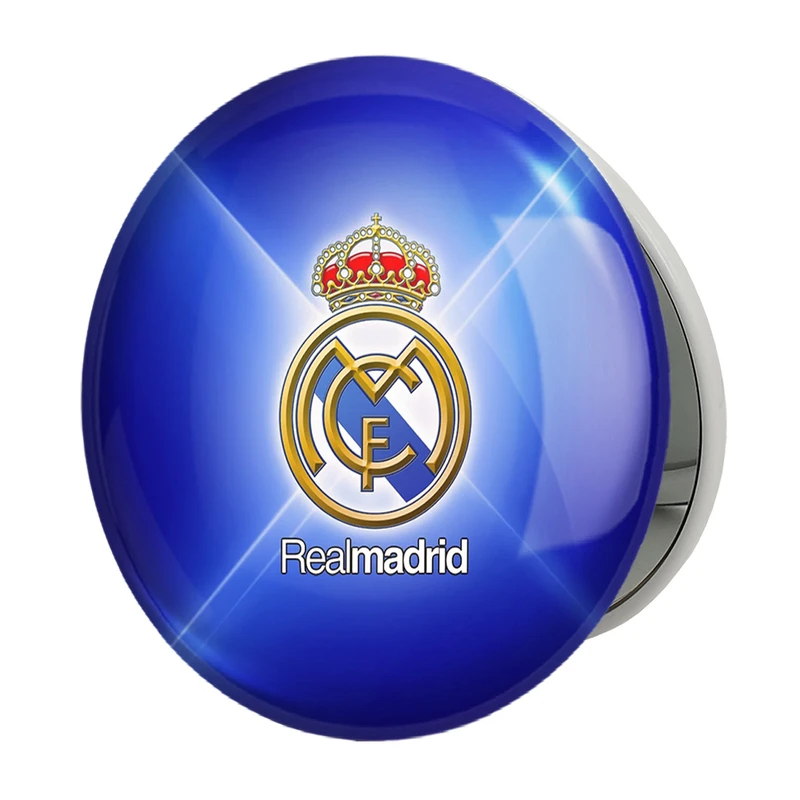 آینه جیبی خندالو طرح باشگاه رئال مادرید مدل تاشو کد 26358 