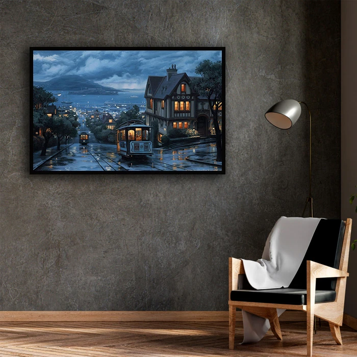 تابلو نوری بکلیت طرح منظره شهری مدل B-D1841