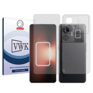 VWK Tough model matte screen protector suitable for Realme GT3 mobile phone along with the back protector 