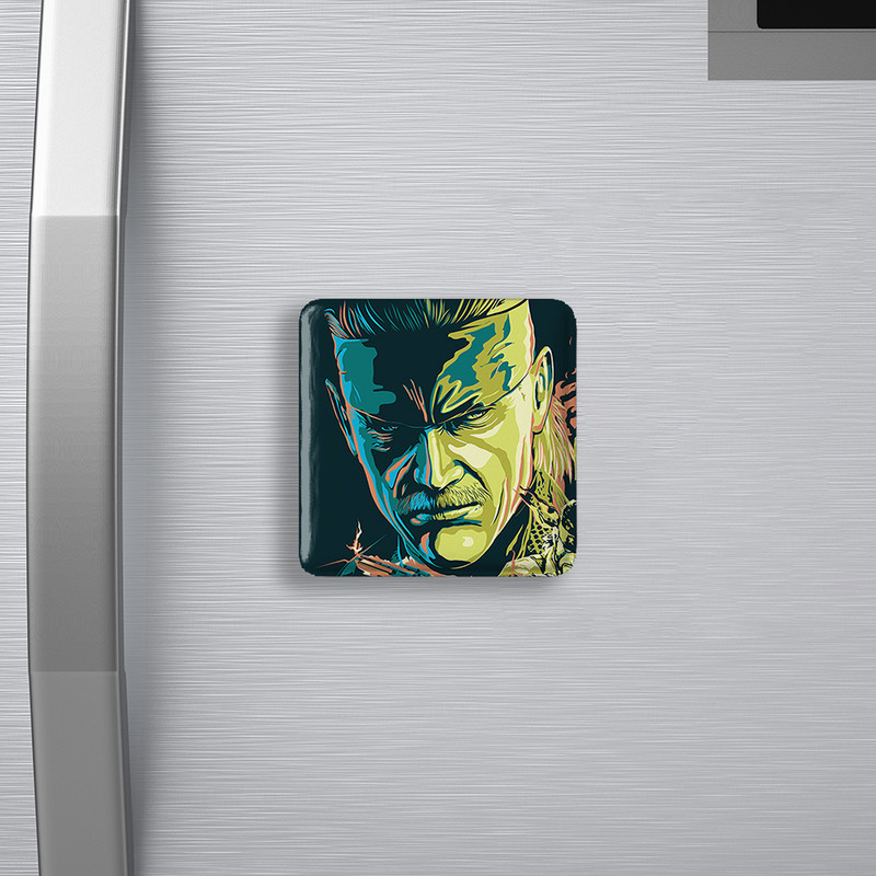 مگنت خندالو طرح بازی متال گیر (Metal Gear) مدل مربعی کد 33135