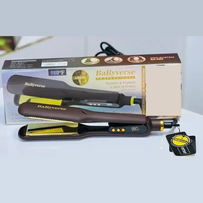 اتو و حالت دهنده ی مو بیبیورس مدل BA-455A