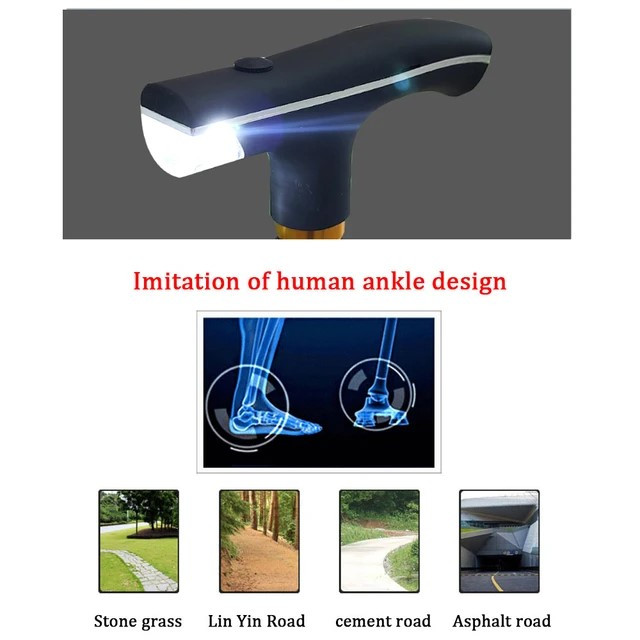 عصا تاشو مدل چراغدار کد 2