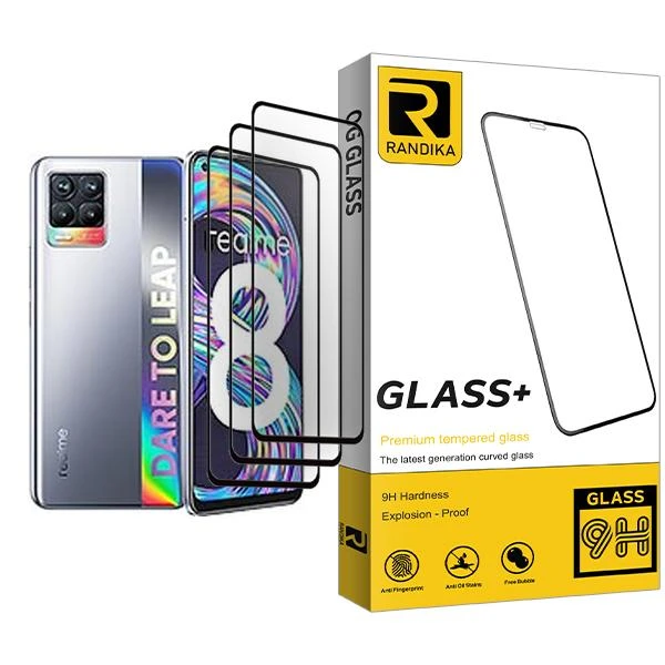 محافظ صفحه نمایش راندیکا مدل Glass MIX003 مناسب برای گوشی موبایل ریلمی 8 بسته سه عددی
