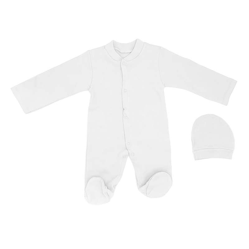 ست سرهمی و کلاه نوزادی مدل Minipapi