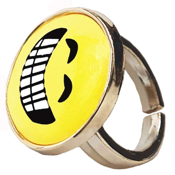 انگشتر دخترانه طرح استیکر کد 042