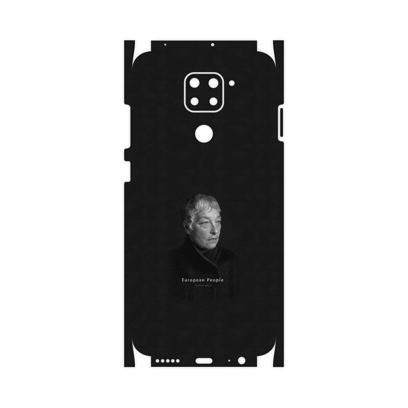 برچسب پوششی ماهوت مدل Portrait of a European Woman-FullSkin مناسب برای گوشی موبایل شیائومی Redmi Note 9