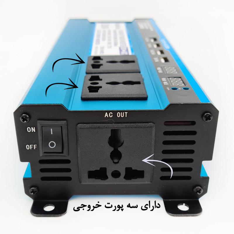 مبدل برق خودرو مسترتولز مدل DT-2200W