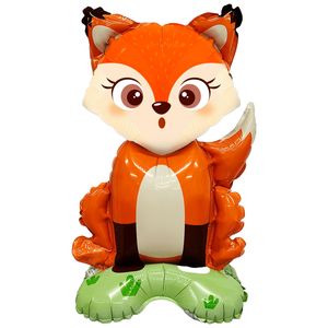 بادکنک فویلی مدل استند روباه کد DB20