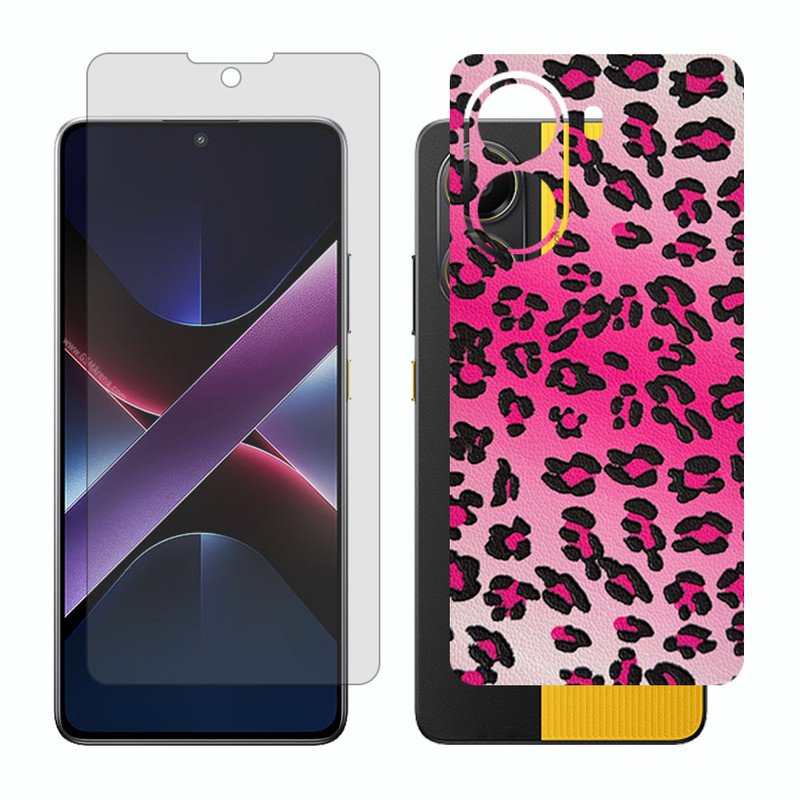 محافظ صفحه نمایش مات گلس مدل Together مناسب برای گوشی موبایل شیائومی Poco X7 Pro به همراه برچسب پوششی پشت گوشی