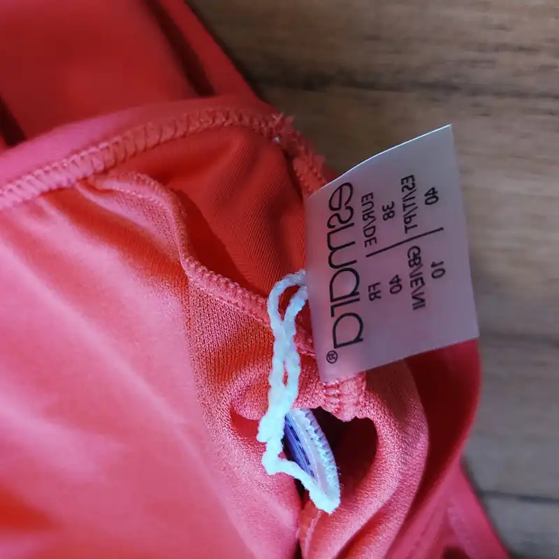 مایو  دو تکه زنانه اسمارا مدل گره ای رنگ قرمز