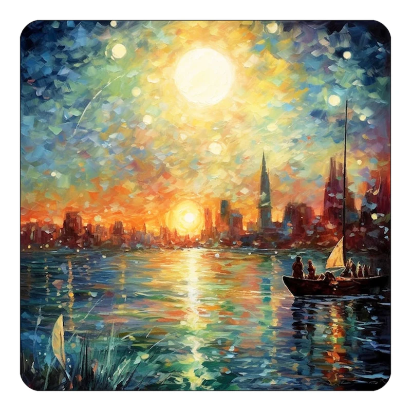 مگنت کاکتی طرح نقاشی رنگ روغن مدل mp69324