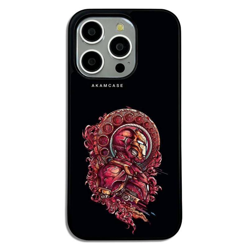 کاور آکام مدل AMC-WA15PRO-IRON MAN8 مناسب برای گوشی موبایل اپل iPhone 15 Pro