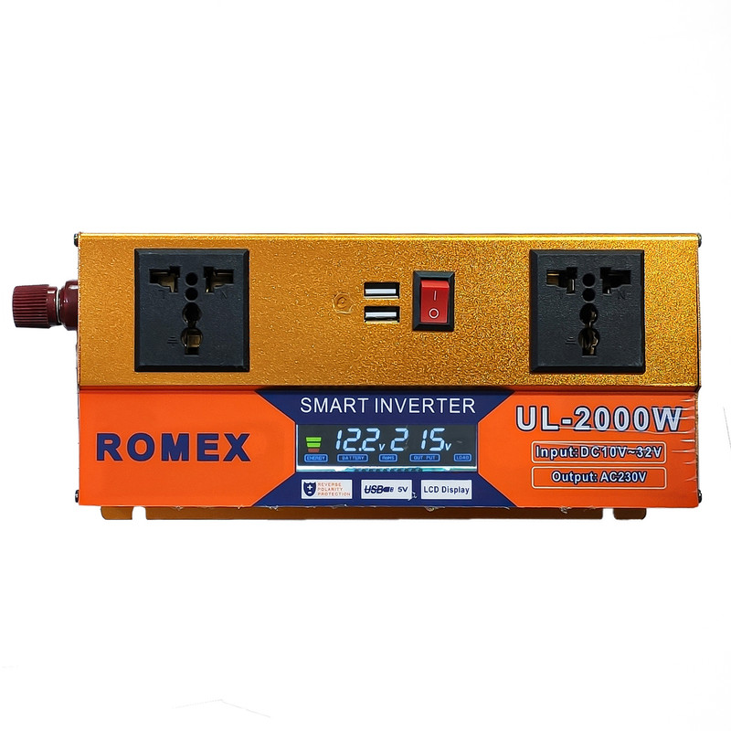 اینورتر هوشمند رومکس مدل UL-2000W ظرفیت 2000 وات
