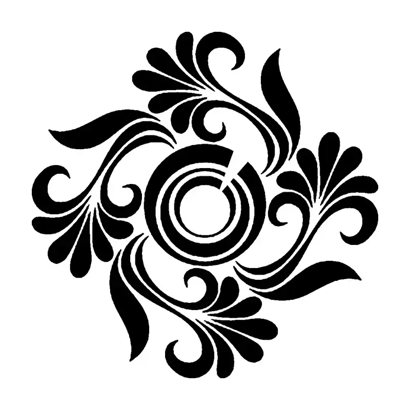 شابلون باتیس آرت طرح تذهیب کد 50-508