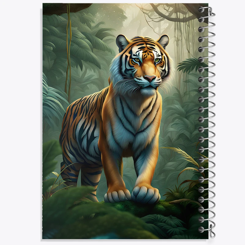 دفتر لیست خرید 50 برگ خندالو طرح ببر کد N4393