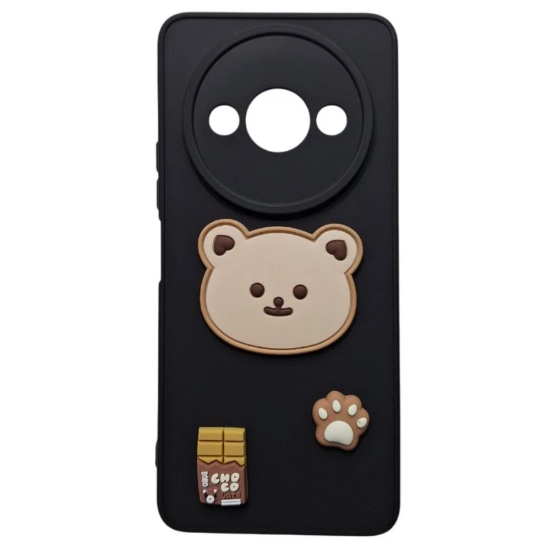 کاور طرح خرس برجسته مدل A3 مناسب برای گوشی موبایل شیائومی Redmi A3 2024