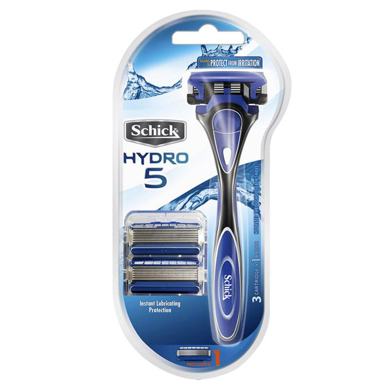 خود تراش شیک مدل SH_hydro5 به همراه تیغ یدک بسته 3 عددی خود تراش شیک مدل SH_hydro5 به همراه تیغ یدک بسته 3 عددی