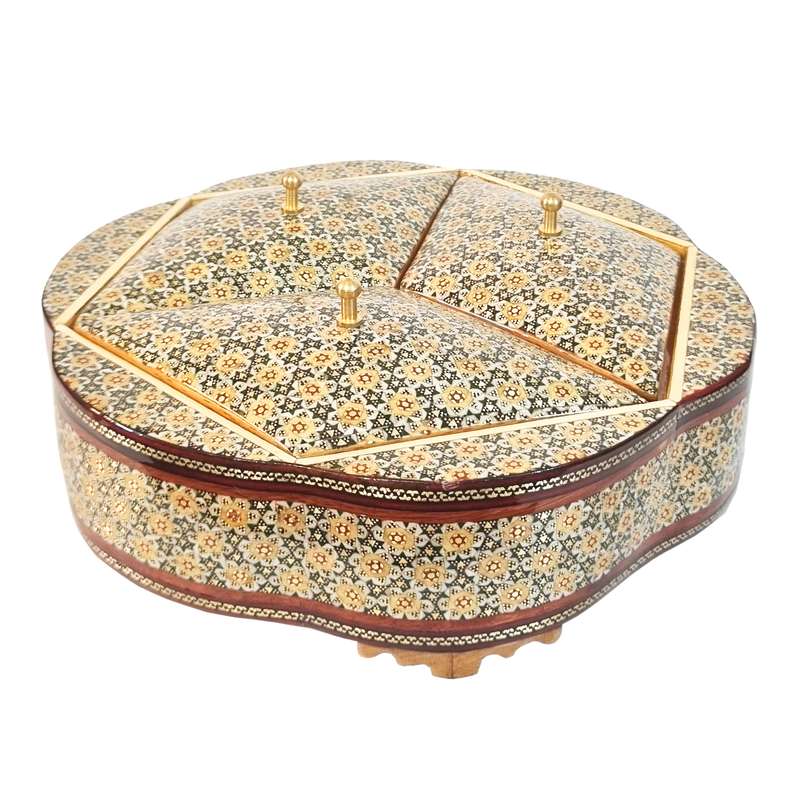 شکلات خوری خاتم کاری کد AHG984