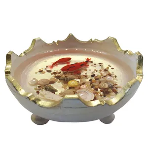 ظرف ماهی هفت سین مدل کاسه پایه دار کد 061