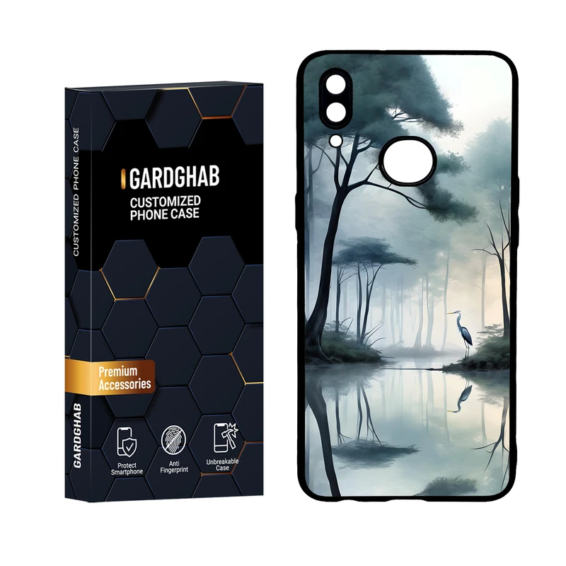 کاور گارد قاب مدل دور ژله ای منظره و طبیعت مناسب برای گوشی موبایل سامسونگ Galaxy A10s