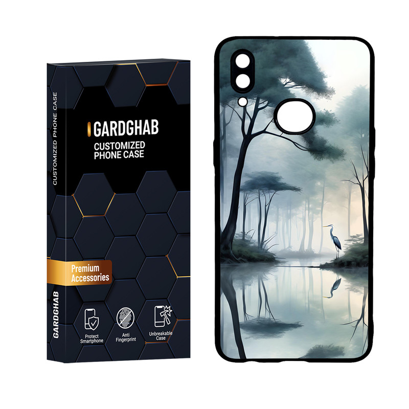 کاور گارد قاب مدل دور ژله ای منظره و طبیعت مناسب برای گوشی موبایل سامسونگ Galaxy A10s