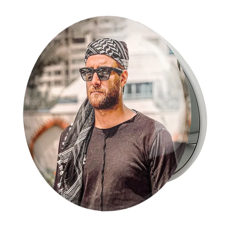 آینه جیبی خندالو طرح امیر مقاره ماکان بند مدل تاشو کد 27282 