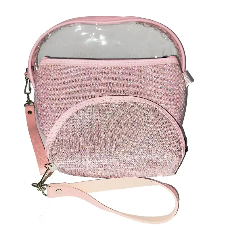 کیف لوازم آرایش زنانه مدل لمه بسته 3 عددی